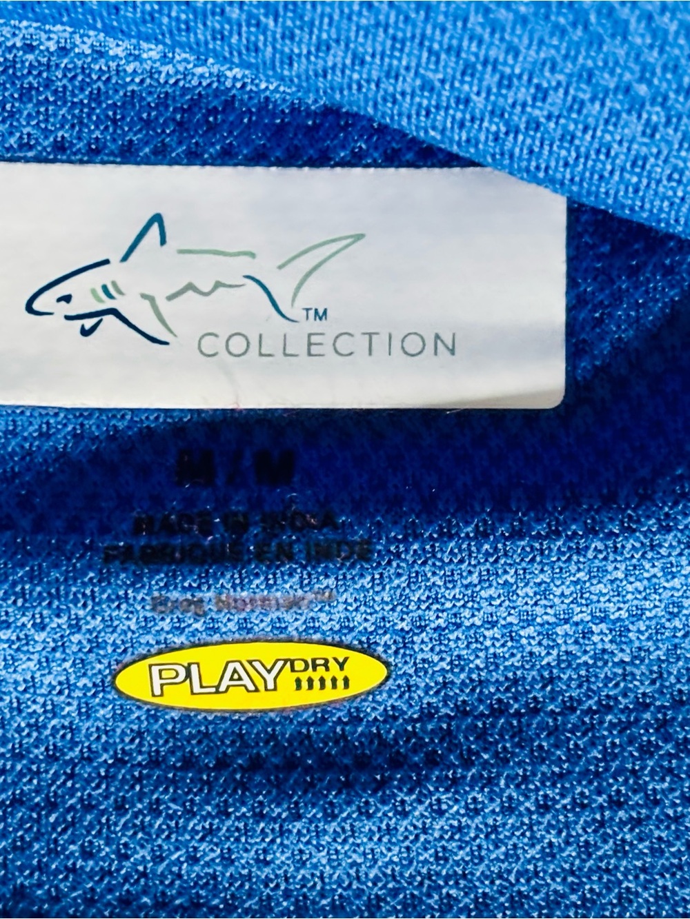 NWT Greg Norman Collection Men’s Long Sleeve Zip-Front Polo - Royal Blue - Picture 6 of 6